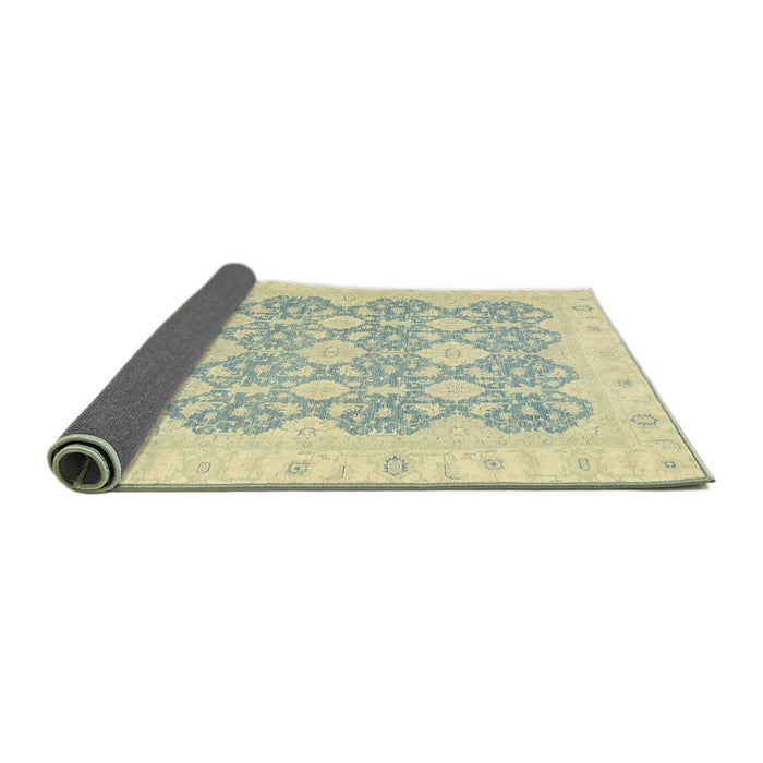 Sideview of Abstract Sage Green Oriental Rug, abs2776