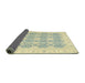 Sideview of Abstract Sage Green Oriental Rug, abs2776