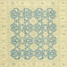 Square Abstract Sage Green Oriental Rug, abs2776