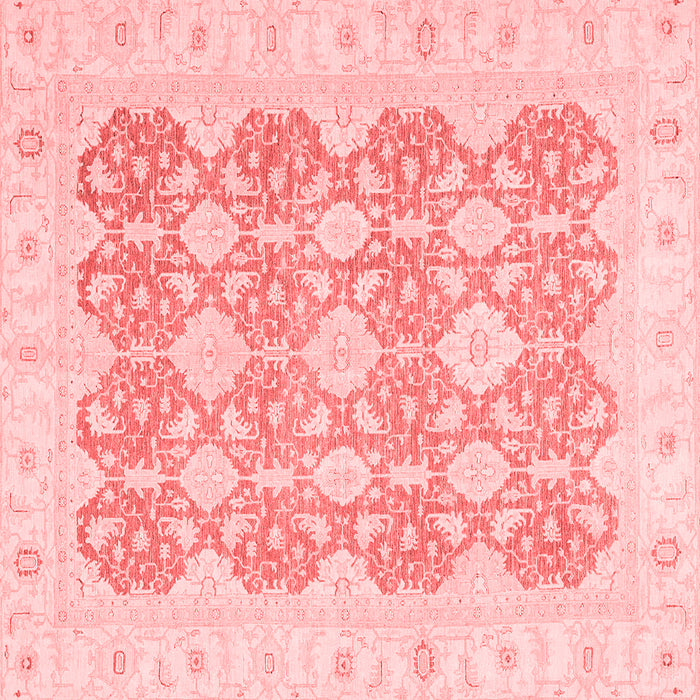 Machine Washable Oriental Red Traditional Rug, wshabs2776red