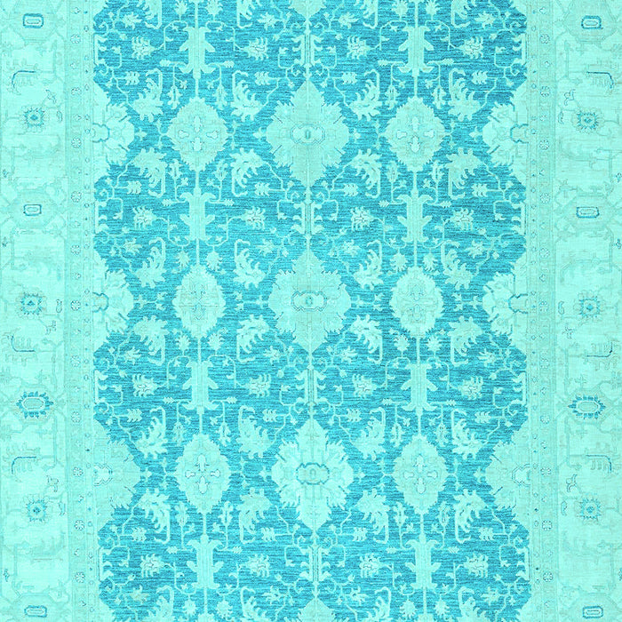 Oriental Light Blue Traditional Rug, abs2776lblu