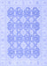 Machine Washable Oriental Blue Traditional Rug, wshabs2776blu