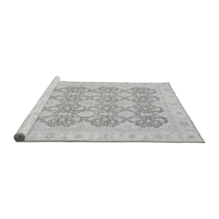 Sideview of Machine Washable Oriental Gray Traditional Rug, wshabs2776gry