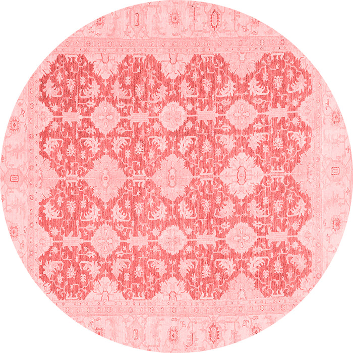 Machine Washable Oriental Red Traditional Rug, wshabs2776red