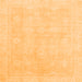 Square Abstract Orange Modern Rug, abs2777org