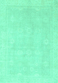 Abstract Turquoise Modern Rug, abs2777turq