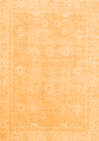 Abstract Orange Modern Rug, abs2777org