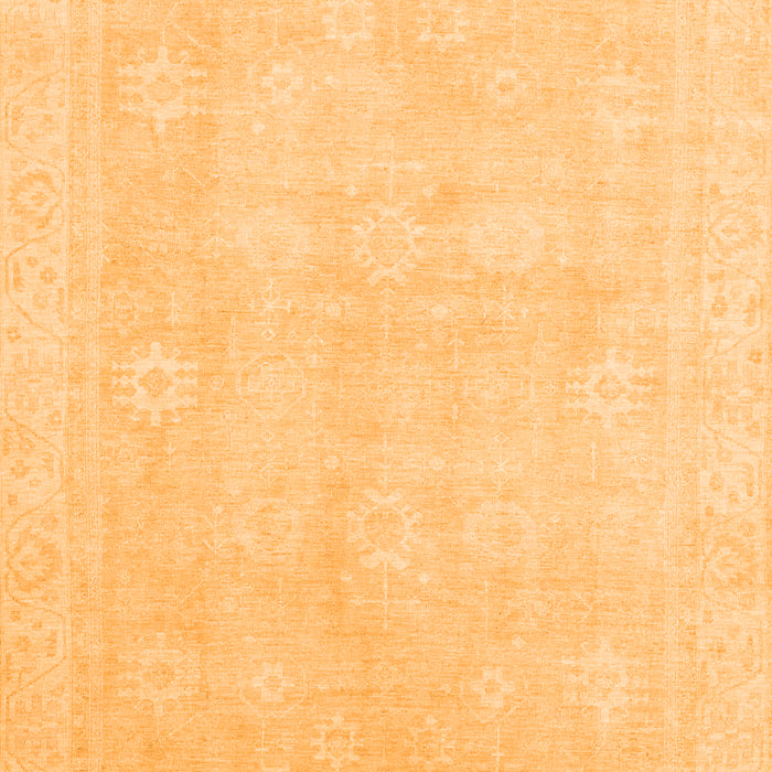 Abstract Orange Modern Rug, abs2777org