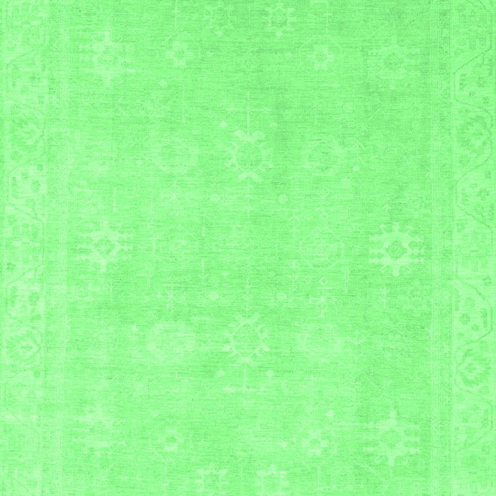 Machine Washable Abstract Emerald Green Modern Area Rugs, wshabs2777emgrn