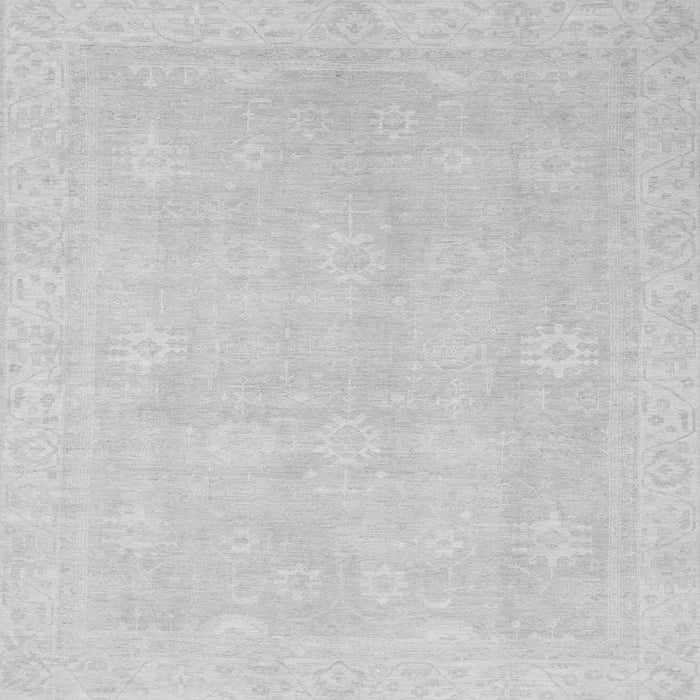 Square Abstract Gray Modern Rug, abs2777gry