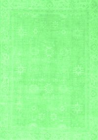 Abstract Emerald Green Modern Rug, abs2777emgrn