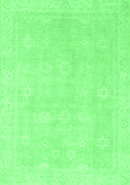 Abstract Emerald Green Modern Rug, abs2777emgrn