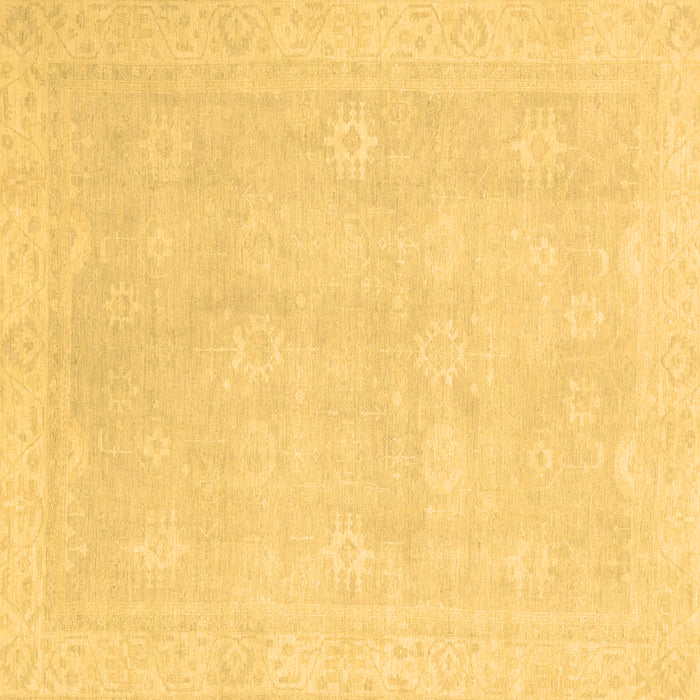 Square Abstract Brown Modern Rug, abs2777brn
