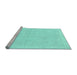 Sideview of Machine Washable Abstract Light Blue Modern Rug, wshabs2777lblu