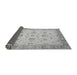 Sideview of Oriental Gray Traditional Rug, abs2778gry