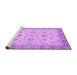 Sideview of Machine Washable Oriental Purple Traditional Area Rugs, wshabs2778pur