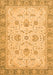 Machine Washable Oriental Orange Traditional Area Rugs, wshabs2778org