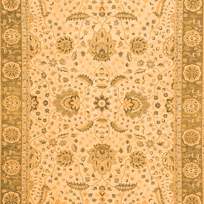 Oriental Orange Traditional Rug, abs2778org