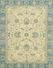 Abstract Brown Gold Oriental Rug, abs2778