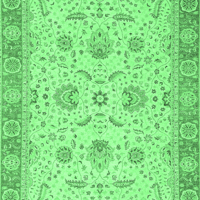 Oriental Emerald Green Traditional Rug, abs2778emgrn