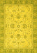 Oriental Yellow Traditional Rug, abs2778yw