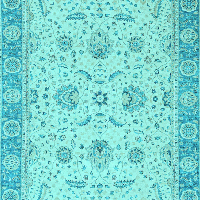 Machine Washable Oriental Light Blue Traditional Rug, wshabs2778lblu