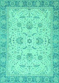 Oriental Turquoise Traditional Rug, abs2778turq