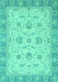 Oriental Turquoise Traditional Rug, abs2778turq