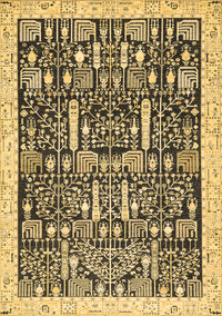 Oriental Brown Traditional Rug, abs2779brn