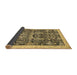 Sideview of Oriental Brown Traditional Rug, abs2779brn