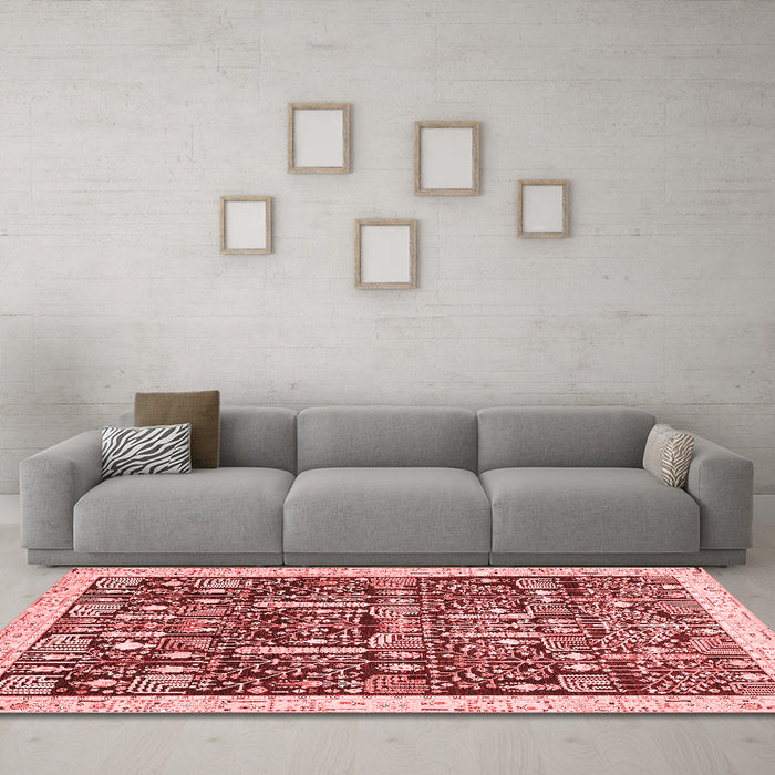 Traditional Red Washable Rugs