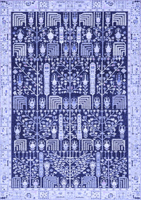 Oriental Blue Traditional Rug, abs2779blu