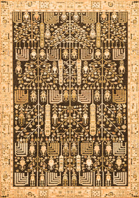 Oriental Orange Traditional Rug, abs2779org