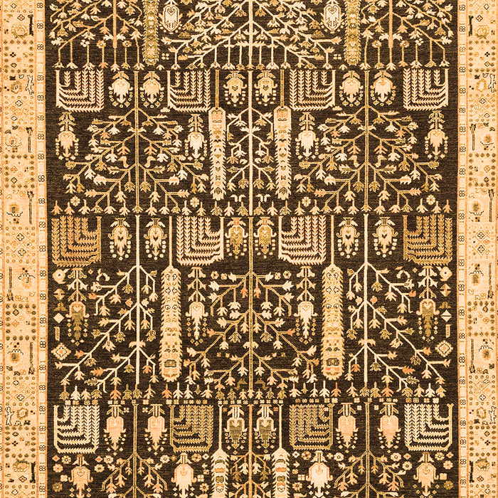 Oriental Orange Traditional Rug, abs2779org