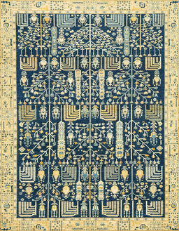 Machine Washable Abstract Brown Gold Rug, wshabs2779