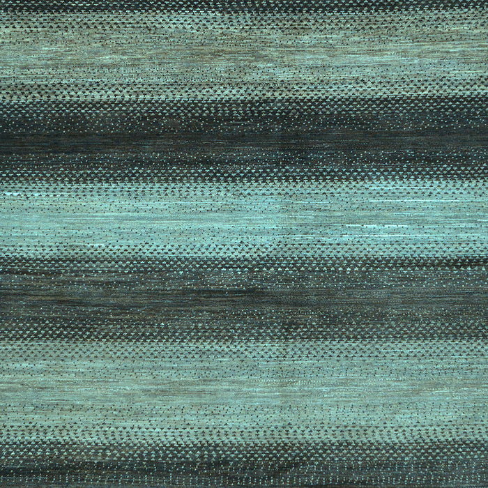 Machine Washable Oriental Light Blue Modern Rug, wshabs277lblu