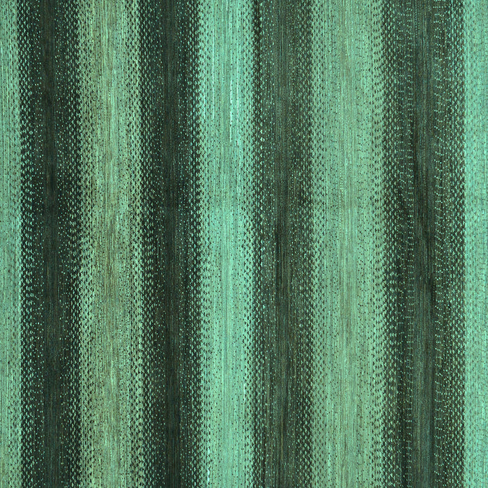 Square Machine Washable Oriental Turquoise Modern Area Rugs, wshabs277turq