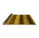 Sideview of Oriental Yellow Modern Rug, abs277yw