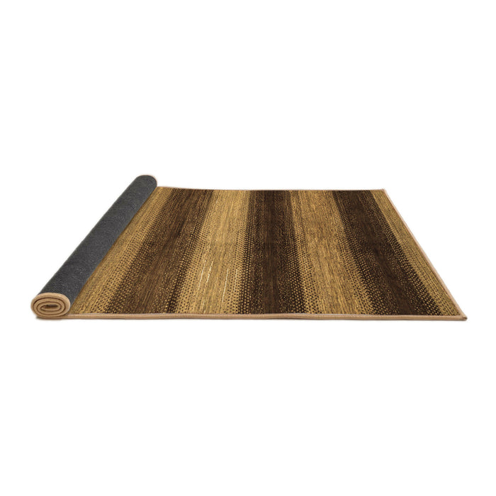 Sideview of Oriental Brown Modern Rug, abs277brn
