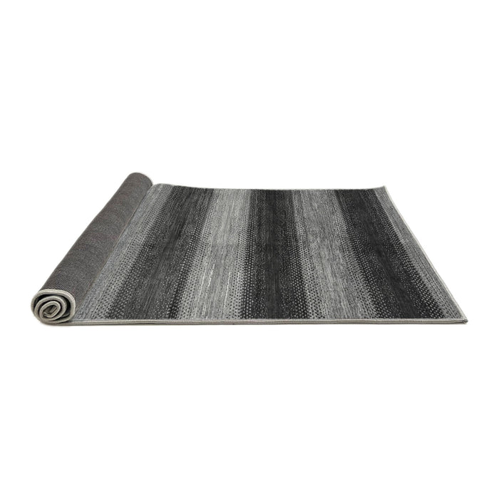 Sideview of Oriental Gray Modern Rug, abs277gry