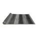 Sideview of Oriental Gray Modern Rug, abs277gry