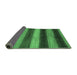 Sideview of Oriental Emerald Green Modern Rug, abs277emgrn