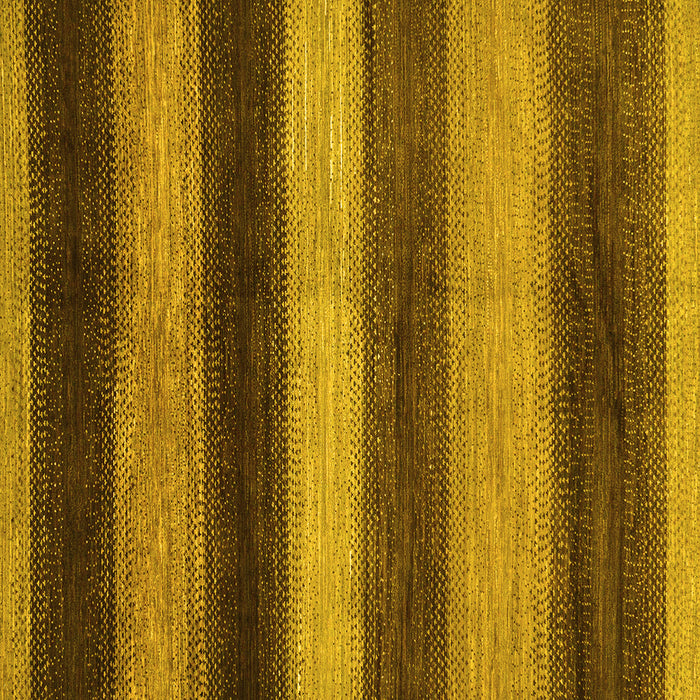 Square Machine Washable Oriental Yellow Modern Rug, wshabs277yw