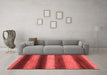 Modern Red Washable Rugs