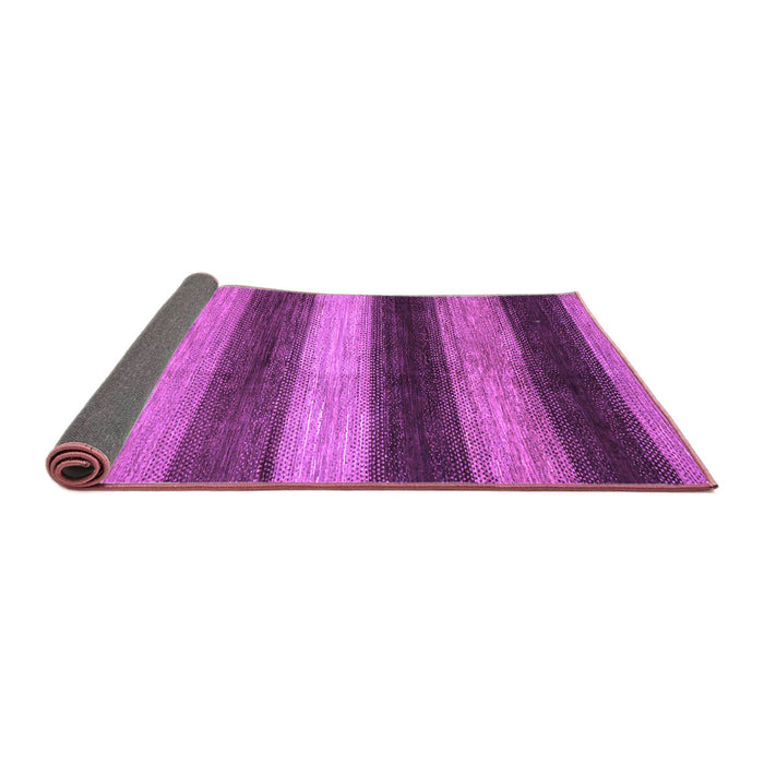 Sideview of Oriental Purple Modern Rug, abs277pur