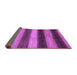 Sideview of Oriental Purple Modern Rug, abs277pur