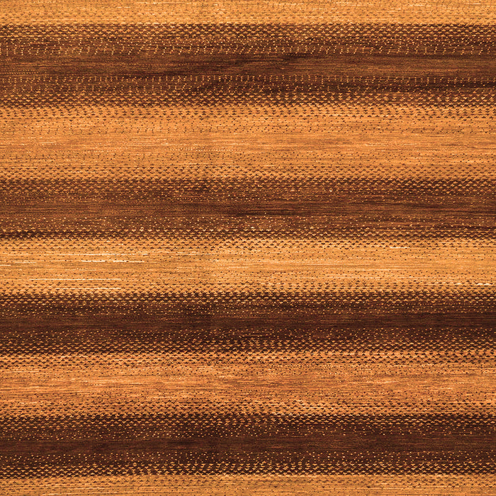 Square Machine Washable Oriental Orange Modern Area Rugs, wshabs277org