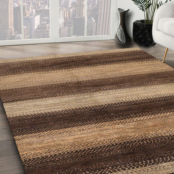 Machine Washable Abstract Red Brown Rug in a Family Room, wshabs277