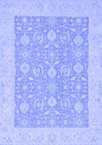 Oriental Blue Traditional Rug, abs2780blu