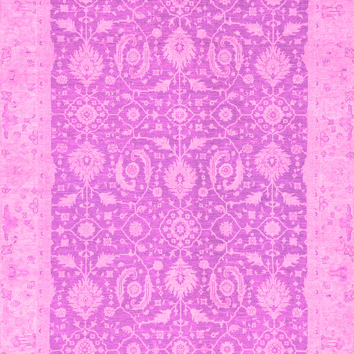 Machine Washable Oriental Pink Traditional Rug, wshabs2780pnk
